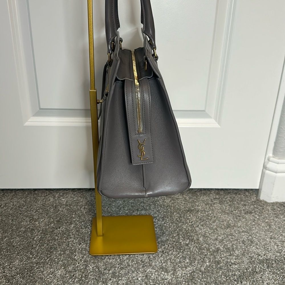 Yves Saint Laurent Gray Satchel Bag - Picture 5 of 16